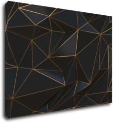Impresi Tablou Golden triangles abstract - 70 x 50 cm