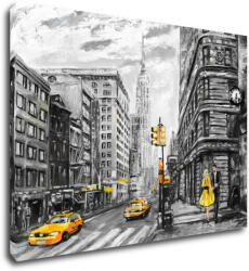 Impresi Tablou New York Yellow Details - 70 x 50 cm