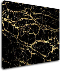 Impresi Tablou Marble black and gold - 90 x 70 cm