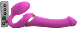 Strap On Me M - felcsatolható, léghullámos vibrátor (pink) (3700436017432)