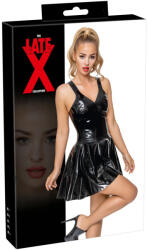Late X LATEX - miniruha fodros szoknyával (fekete) (29012931021) - pleasure4you