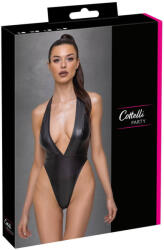 Cottelli Collection Party - mélyen dekoltált body (fekete) (26432351021)
