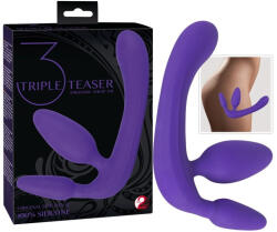 You2Toys Tripla, tartópánt nélküli felcsatolható dildó (lila) (05096630000)