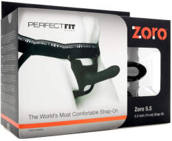 Perfect Fit Brand ZORO 5.5- felcsatolható dildó (14cm) - fekete (92897900005)