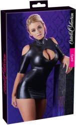 Cottelli Collection - kivágott vállú party ruha (fekete) (27157751021) - pleasure4you