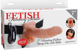 Pipedream Fetish Strap-on 7 - felcsatolható vibrátor (natúr) (05912700000)