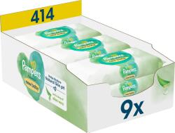 Pampers Harmonie New baby Aloe Vera, Șervețele de curățare pentru copii 9 x 46 buc