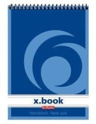 Herlitz Jegyzettömb spirálozott, A7, 50lap, Herlitz vonalas (00110718) - irodaitermekek
