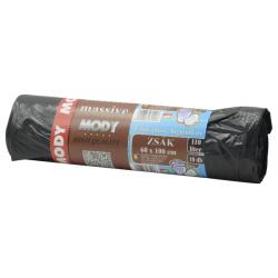 Szemeteszsák 110 liter 60 x 100 cm tekercs fekete 10 db/tekercs (41610) - irodaitermekek
