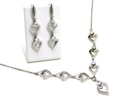 ünnepi Szíves Ünnepi Szíves ezüst szett (2024121401)