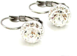 APHRODITÉ kapcsos fülbevaló - 8 mm (crystal fehér) (2023062723)