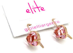  CONTESSA SZÍV ezüst beakasztós fülbevaló - 8 mm (light rose) (2023022336)