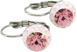APHRODITÉ kapcsos fülbevaló (rose water opal/light rose 8 mm-es) (2023062724)