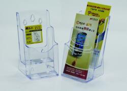 Kejea Display plastic pentru brosuri, de birou/perete, 2 x 1/3A4, KEJEA - transparent (KJ-K-151) - officeclass
