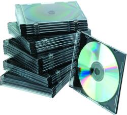 Q-Connect Carcasa slim pentru CD/DVD, 25 buc/set, Q-Connect (KF02210) - officeclass