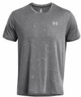 Under Armour Tricou cu Mânecă Scurtă Bărbați Under Armour Launch Splatter Gri Mărime XL