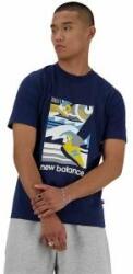 New Balance Tricou cu Mânecă Scurtă Bărbați New Balance Sport Essentials Triathlon Albastru Mărime M