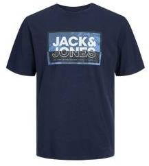 Jack & Jones Tricou cu Mânecă Scurtă Bărbați Jack & Jones JCOLOGAN TEE SS 12253442 Bleumarin Mărime L