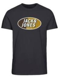 Jack & Jones Tricou cu Mânecă Scurtă Bărbați Jack & Jones JCORAY COLOR TEE SS CREW NECK 12267378 Negru Mărime L