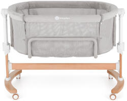 Petite&Mars PETITE&MARS Állítható gyerekágy ringató funkcióval Glory 2 az 1-ben Mocha Beige