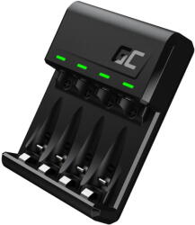 Green Cell GRADGC01 VitalCharger charger for AA/AAA batteries Micro-USB+USB-C (GRADGC01) - pcone Incarcator baterii