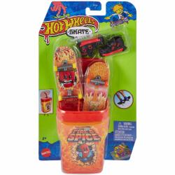 Mattel Hot Wheels - Skate - Fire & Spice fingerboard szett cipővel (HTP10/HVK78)