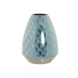 DKD Home Decor Vază DKD Home Decor Turquoise Porțelan Oriental (18 x 18 x 24 cm)