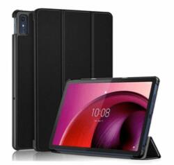 Gigapack Lenovo Tab M10 5G Bőr hatású flip tok, fekete (GP-153575) (GP-153575)