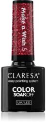 Claresa SoakOff UV/LED Color Make a Wish géles körömlakk árnyalat 5 5 g