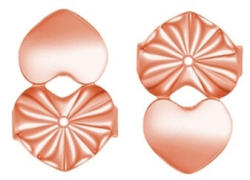 Troli Închidere la modă pentru cercei 2 bucăți - 1 pereche Rose Gold