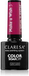 Claresa SoakOff UV/LED Color Make a Wish géles körömlakk árnyalat 3 5 g