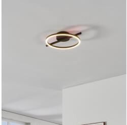 EGLO Plafonieră LED dimabilă Eglo 901113 AMANDOLO LED/17W/230V negru + telecomandă (EG901113)