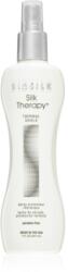 Biosilk Silk Therapy Thermal Shield hővédő spray hajsütővassal és hajvasalóval kezelt hajra parabénmentes 207 ml