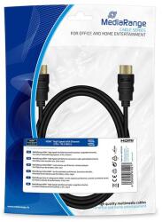 MediaRange Cablu HDMI MediaRange, de mare viteza, 2 m, 10.2 Gb/s, Ethernet, Negru (MRCS210)