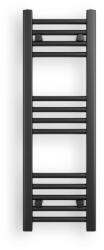 Welland Fekete 300x900mm törölközőszárítós fürdőszobai radiátor Welland Lux | Készletről | Gyors kiszállítással (CN900300BL)