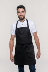 Kariban Uniszex, női, férfi kötény, szakács, pincér Kariban KA8001 Lightweight polycotton Apron -Egy méret, White
