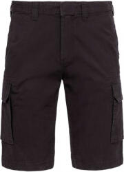 Kariban Férfi rövid nadrág Kariban KA754 Men'S Multipocket Bermuda Shorts -52, Dark Grey