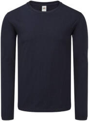 Fruit of the Loom Férfi hosszú ujjú póló Fruit of the Loom Iconic 150 Classic Long Sleeve T -XL, Mély sötétkék (navy)
