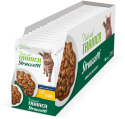 Natural Trainer 44x85g Natural Trainer csíkok szószban nedves macskatáp - Csirke