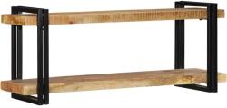 vidaXL Стенен рафт 110x33x45 cm Масивна груба дървесина Манго (4017488)