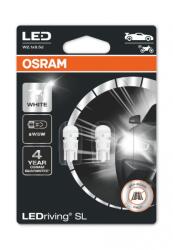 OSRAM LEDriving SL W5W 12V 1W 6000K LED, duó csomag - 2825DWP-2BL (4062172401258)