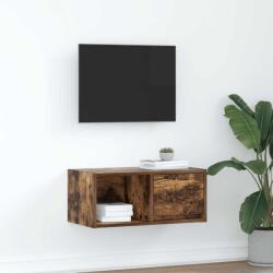 vidaXL füstös tölgy színű szerelt fa TV-szekrény 60x31x25, 5 cm (861444)