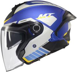 MT Helmets MT Cosmo SV Cruiser nyitott bukósisak matt kék-fekete-szürke