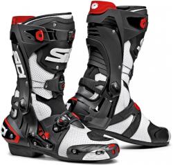 SIDI REX Air magasszárú motoros csizma fehér-fekete - motozem - 164 020 Ft