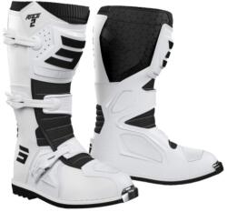 Shot Race 2 motokrossz csizma fekete-fehér