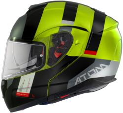 MT Helmets MT Atom SV Gorex C3 felnyitható bukósisak fekete-szürke-fluo sárga kiárusítás