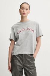 Guess Jeans pamut póló női, szürke, W5RI41 K8HM0 - szürke S