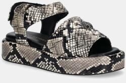 Kurt Geiger London bőr szandál Onyx Flatform bézs, női, platformos, 3940639719 - bézs Női 39