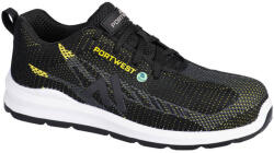 Portwest FC06 - Eco Fly Composite Trainer S1PS SR FO fekete/sárga (FC06BKY37)