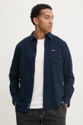 Tommy Hilfiger pamut ing férfi, galléros, sötétkék, regular, DM0DM20669 - sötétkék XL
